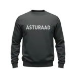 Asturaad Black Sweatshirt with Logo – Comfortable Stylish and Premium Quality