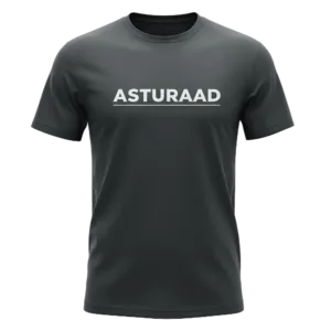 Asturaad Round Neck Black T Shirt–Stylish Comfortable and Premium Quality